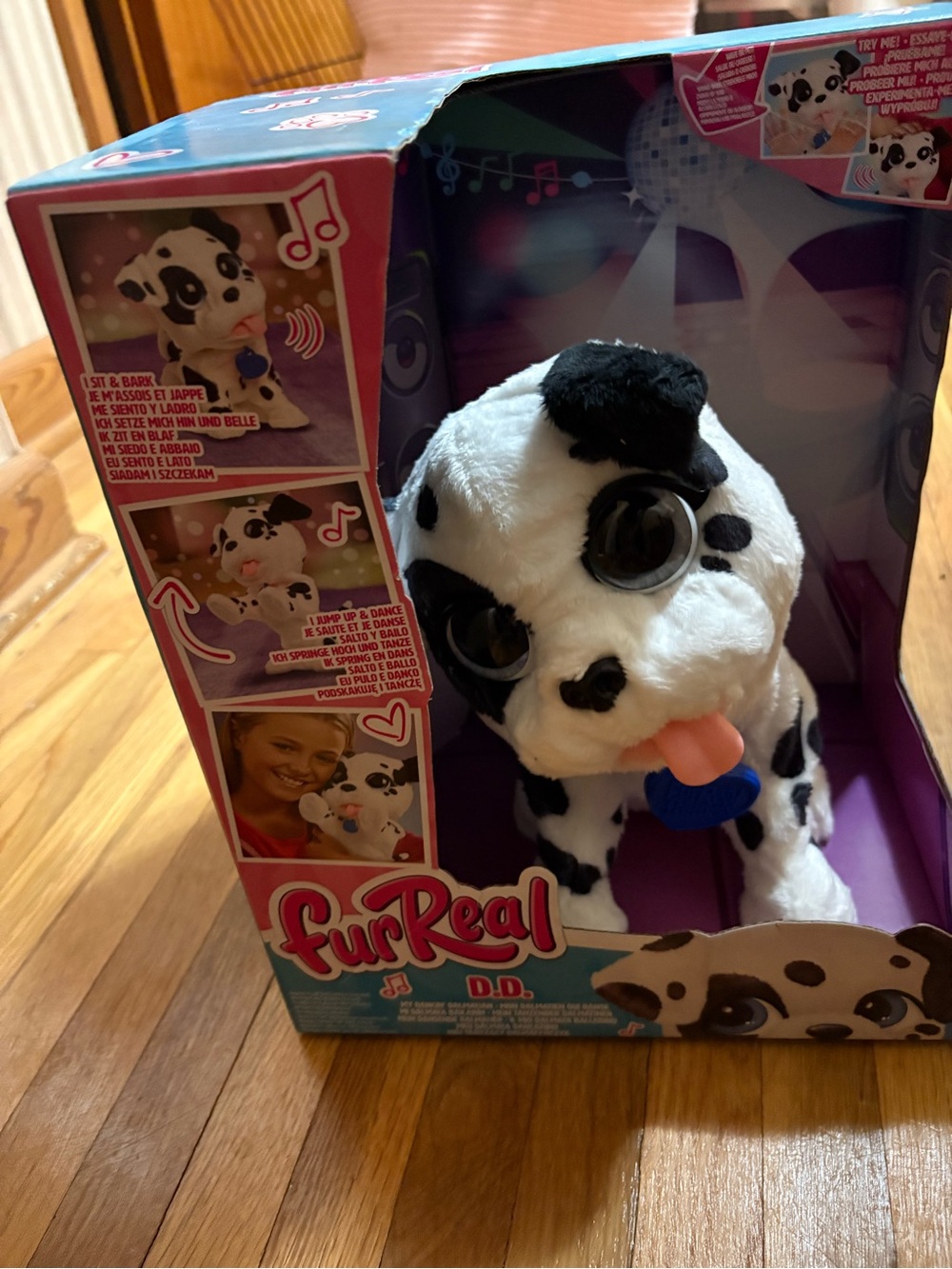 FurReal D.D. Interactive Dalmatian Plush Toy - White & Black